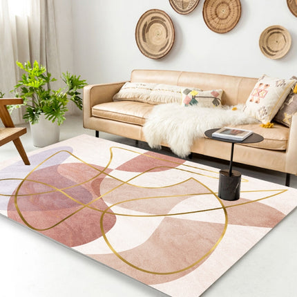 Modern Abstract Geometric Living Room Rug Coffee Table Cushion, Size: 80x120cm(14)-garmade.com