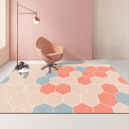Modern Abstract Geometric Living Room Rug Coffee Table Cushion, Size: 80x160cm(09)-garmade.com