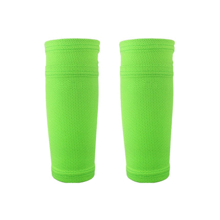 Sweat-Absorbing Breathable Insert Socks Calf Guard Socks Football Protective Gear(Green M)-garmade.com