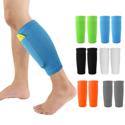 Sweat-Absorbing Breathable Insert Socks Calf Guard Socks Football Protective Gear(White S)-garmade.com