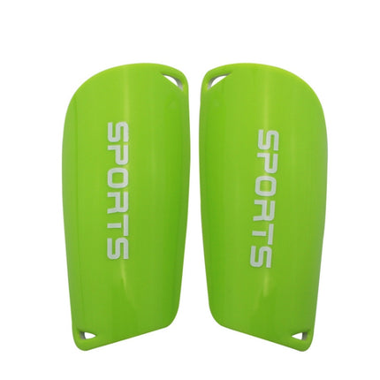 Football Shin Pads Reinforced Shin Pads Sports Calf Pads(Green S)-garmade.com