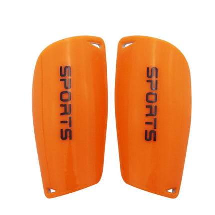 Football Shin Pads Reinforced Shin Pads Sports Calf Pads(Orange S)-garmade.com