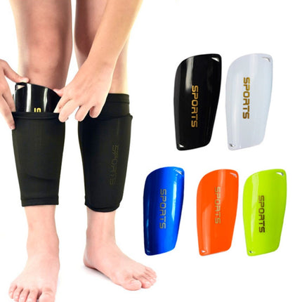 Football Shin Pads Reinforced Shin Pads Sports Calf Pads(Orange S)-garmade.com