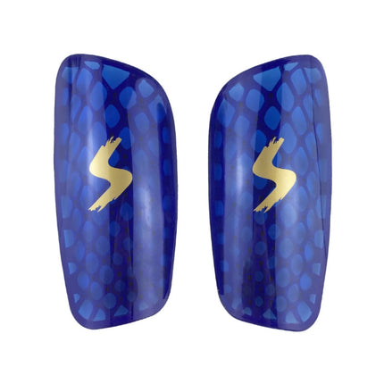 TPR Honeycomb Transparent Leg Protection Plug Board Football Protection Gear(Blue S)-garmade.com