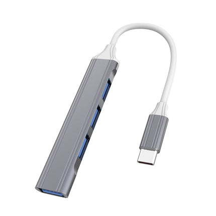 4 in 1 Mini Multifunctional Expanded Docking, Spec: Type-C/USB-C 3.0 (Gray)-garmade.com