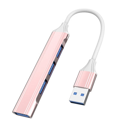 4 in 1 Mini Multifunctional Expanded Docking, Spec: USB 3.0 (Pink)-garmade.com
