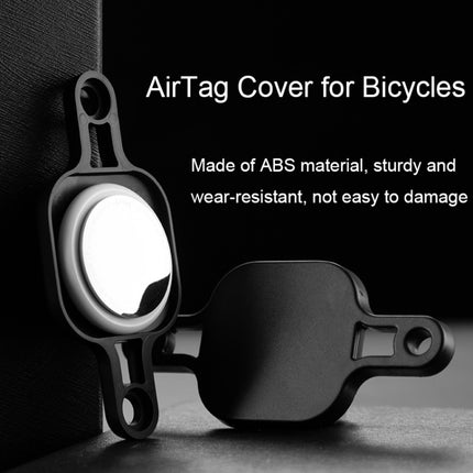 Bicycle Tracker Anti-Lost Cover for AirTag, Color: 4633 Black-garmade.com