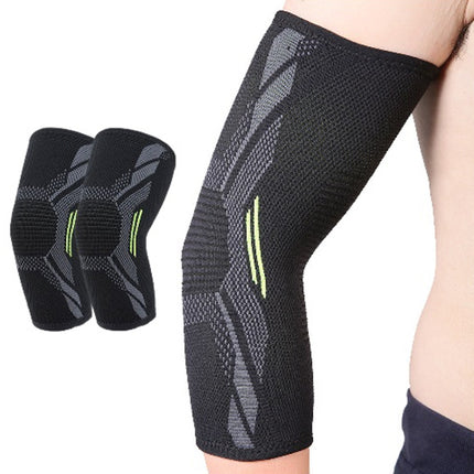 2pcs Three-Dimensional Compression Belt Tightens Comfortable Breathable Warm Elbow Pads(XL)-garmade.com