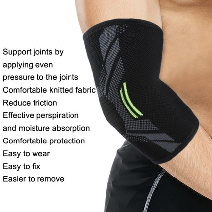 2pcs Three-Dimensional Compression Belt Tightens Comfortable Breathable Warm Elbow Pads(S)-garmade.com