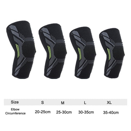 2pcs Three-Dimensional Compression Belt Tightens Comfortable Breathable Warm Elbow Pads(XL)-garmade.com