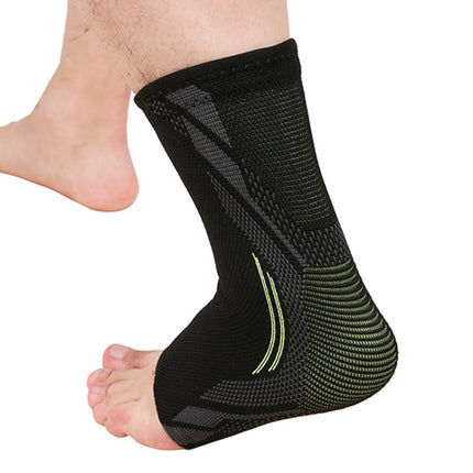 2pcs Outdoor Sports Unisex Knitted Pressurized Keep Warm Copper Ankle Support(M)-garmade.com