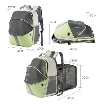 LDLC QS-067 Outdoor Breathable Can Expand Portable Pet Bag(Royal Blue)-garmade.com