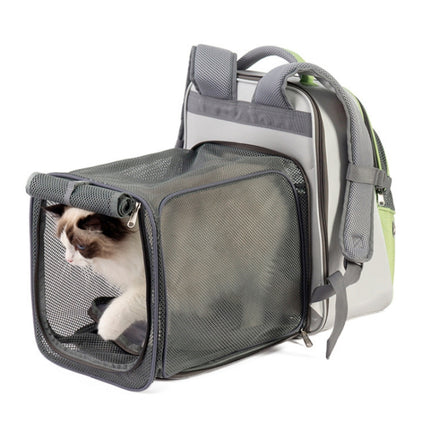 LDLC QS-067 Outdoor Breathable Can Expand Portable Pet Bag(Gray)-garmade.com