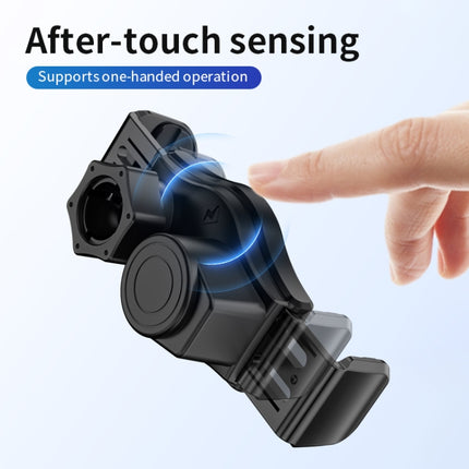 15W Mini Car Wireless Charger Phone Smart Sensing Holder(Black)-garmade.com