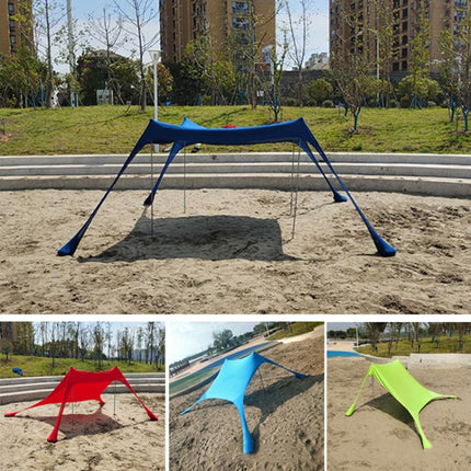 Outdoor Beach Lycra Canopy Camping Tent Sunshade Fishing Tent, Size: 300x300x200cm(Sky Blue)-garmade.com