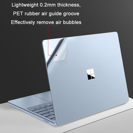 JRC 4 in 1 Top Cover Film + Full Support Film + Bottom Cover Film + Touch Film for Surface Laptop Go 12.4(Bright Platinum)-garmade.com