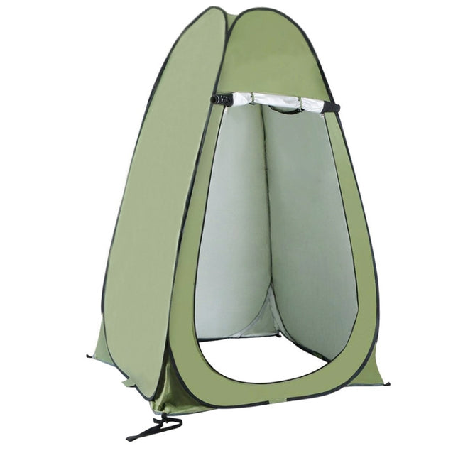 Outdoor Camping Toilet Changing Tent Automatic Shower Bathing Tent, Style: Single Person(Green)-garmade.com