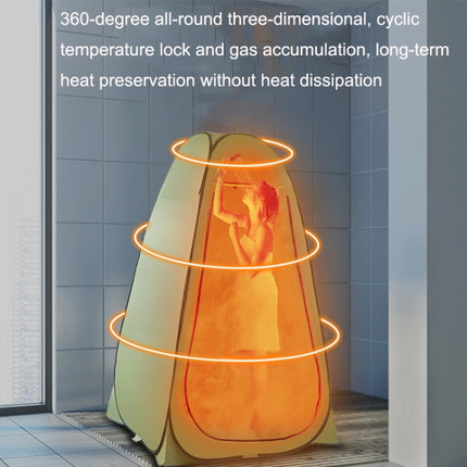 Outdoor Camping Toilet Changing Tent Automatic Shower Bathing Tent, Style: Double Person(Orange)-garmade.com
