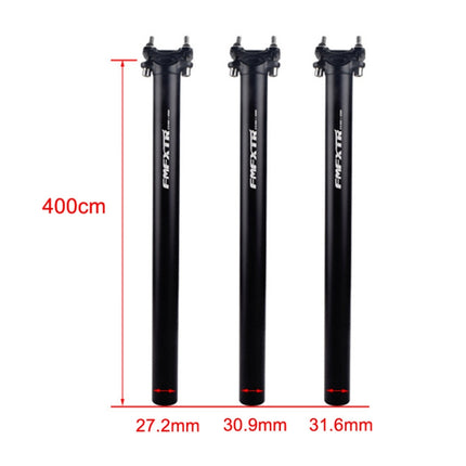FMFXTR Bicycle Extended Saddle Seat Tube Double Nail Straight Tube, Specification: 30.9mm(Blue)-garmade.com