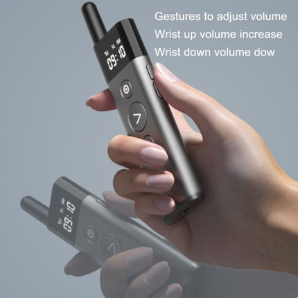 ASiNG A10 Green Light PPT Page Turning Pen Remote Control Presentation Pen, Capacity: 128M (Gray)-garmade.com