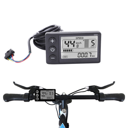 S866 Electric Bicycle Mountain Bike LCD Meter, Specification: A Type-garmade.com