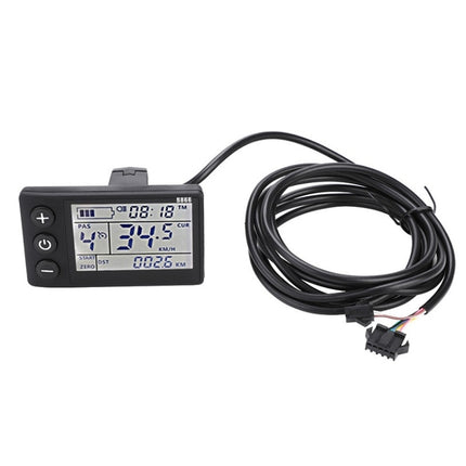 S866 Electric Bicycle Mountain Bike LCD Meter, Specification: B Type-garmade.com