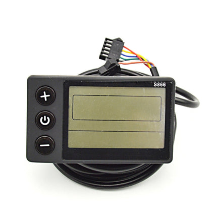 S866 A Type Electric Bicycle Universal Electric Bicycle Dashboard Set ,Specification: 36V / 48V-garmade.com