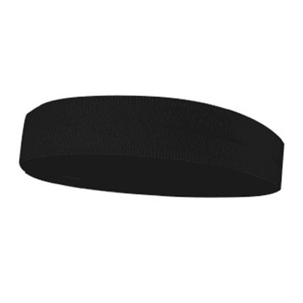 Silicone Non-slip Running Sweat-absorbent Headband(Black)-garmade.com