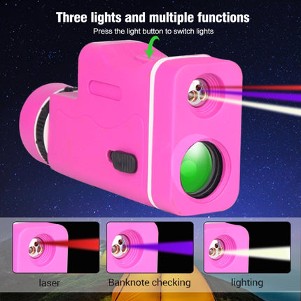 CS-1030 10X Colorful High List Binoculars with Infrared Light(Cherry Pink)-garmade.com