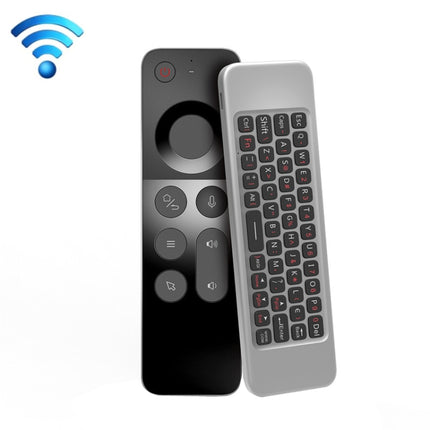 W3 Air Infrared Learning Double -Sided Wireless Mini Keyboard Mouse 2.4G Voice Remote Control-garmade.com