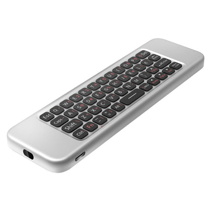 W3 Air Infrared Learning Double -Sided Wireless Mini Keyboard Mouse 2.4G Voice Remote Control-garmade.com