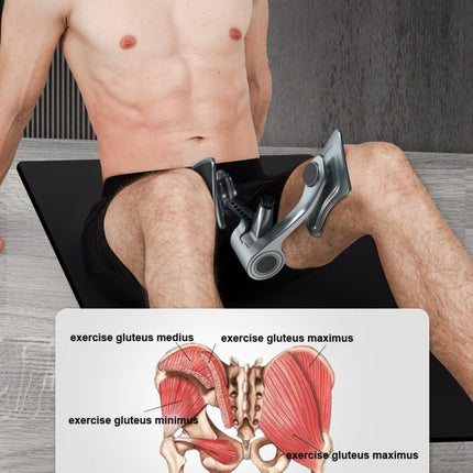 Strength-adjustable Men Kegel Trainer Pelvic Floor Muscle Repairer Sphincter Exerciser(Grey)-garmade.com
