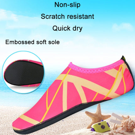 2 Pairs Outdoor Snorkeling Non-Slip Soft Bottom Beach Diving Socks, Size: 44-45(Azure)-garmade.com
