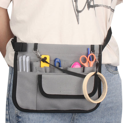 Oxford Portable Medical Personnel Tool Waist Bag(Purple)-garmade.com