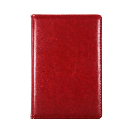 WZJZ0101 PU Leather Thickened Notebook, Specification: A5(Wine Red)-garmade.com