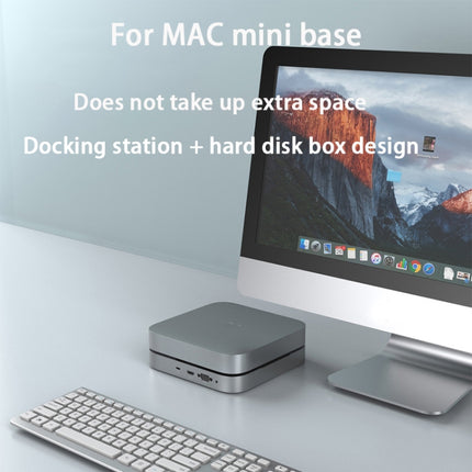 Rocketek MM483 For Mac Mini Docking Station With Hard Disk Enclosure-garmade.com