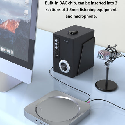 Rocketek MM483 For Mac Mini Docking Station With Hard Disk Enclosure-garmade.com