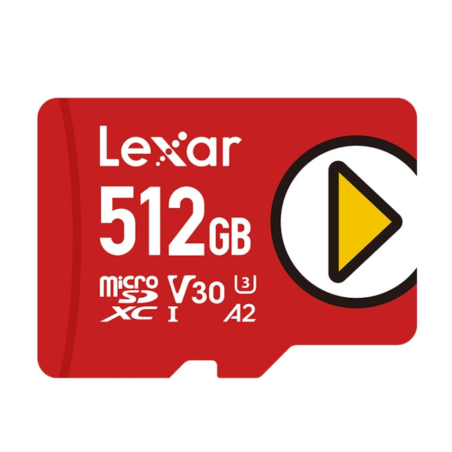 Lexar LSDMI High-Speed TF Card Game Console Memory Card, Capacity: 512GB(Red)-garmade.com