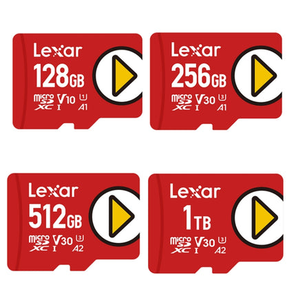 Lexar LSDMI High-Speed TF Card Game Console Memory Card, Capacity: 512GB(Red)-garmade.com
