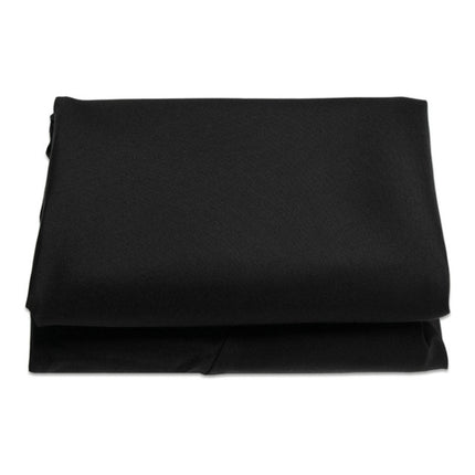Polyester Parasol Replacement Cloth Round Garden Umbrella Cover, Size: 3m 6 Ribs(Black)-garmade.com