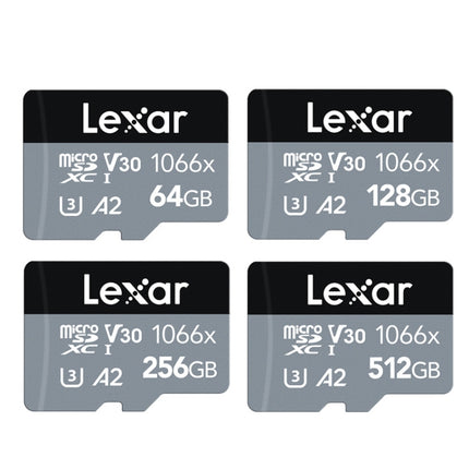 Lexar LKSTF1066X High-Speed TF Card Motion Camera Surveillance Recorder Memory Card, Capacity: 64GB-garmade.com