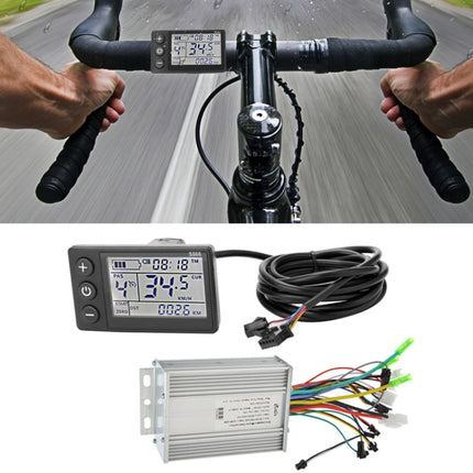 S866 36V-60V 450W-500W 9-tube Brushless Smart Electric Vehicle Controller LCD SpeedMeter Kit-garmade.com