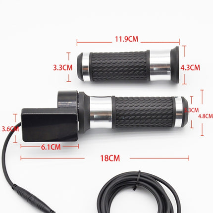 36V 350W Electric Scooter LCD Screen Turning Handle Governor Controller Kit-garmade.com
