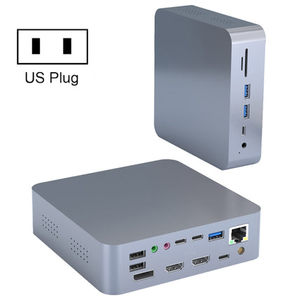 HC470 19-In-1 Laptop Docking Station Dual Monitor for M1 MacBook Pro/Air , US Plug-garmade.com