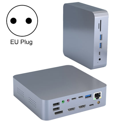 HC470 19-In-1 Laptop Docking Station Dual Monitor for M1 MacBook Pro/Air , EU Plug-garmade.com