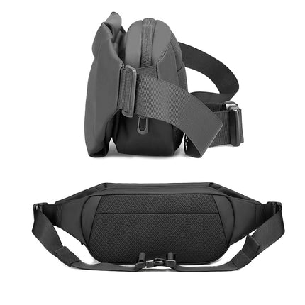 MARK RYDEN Small Chest Bag Men Casual Sports Messenger Bag Shoulder Bag(Elegant Black 7999)-garmade.com