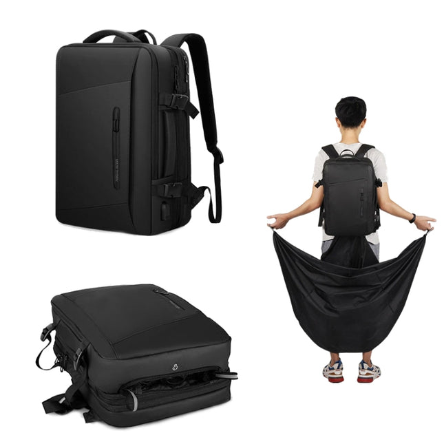 Mark Ryden 17.3 Inch Men Large Capacity Oxford Cloth Computer Backpack,Style: Raincoat Style-garmade.com