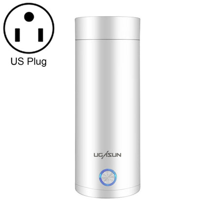 UGASUN Travel Portable Mini Electric Heated Water Cup, Color: US Plug (White)-garmade.com