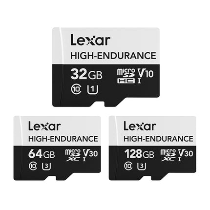Lexar LSDM10 Security Surveillance Camera Dash Cam Memory Card, Capacity: 64GB-garmade.com