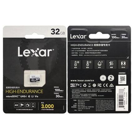 Lexar LSDM10 Security Surveillance Camera Dash Cam Memory Card, Capacity: 128GB-garmade.com